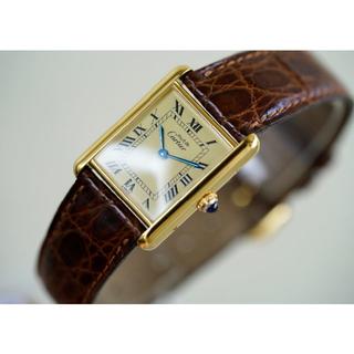 カルティエ(Cartier)の専用 美品 カルティエ マスト タンク アイボリー LM Cartier(腕時計(アナログ))