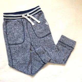 ベビーギャップ(babyGAP)の美品♡GAP裏フリーススウェットパンツ メランジネイビーグレー  100 105(パンツ/スパッツ)