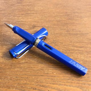 ラミー(LAMY)の★ラミー LAMY 万年筆 ブルー  未使用(ペン/マーカー)