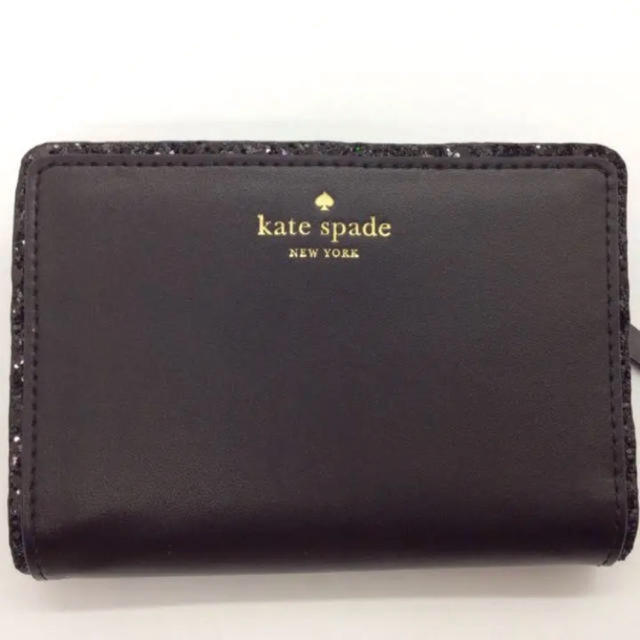 kate spade new york(ケイトスペードニューヨーク)の新品 ケイトスペード  きらきらラメ 二つ折り財布 レディースのファッション小物(財布)の商品写真