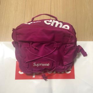 シュプリーム(Supreme)のsupreme 17ss waist bag pink(ショルダーバッグ)