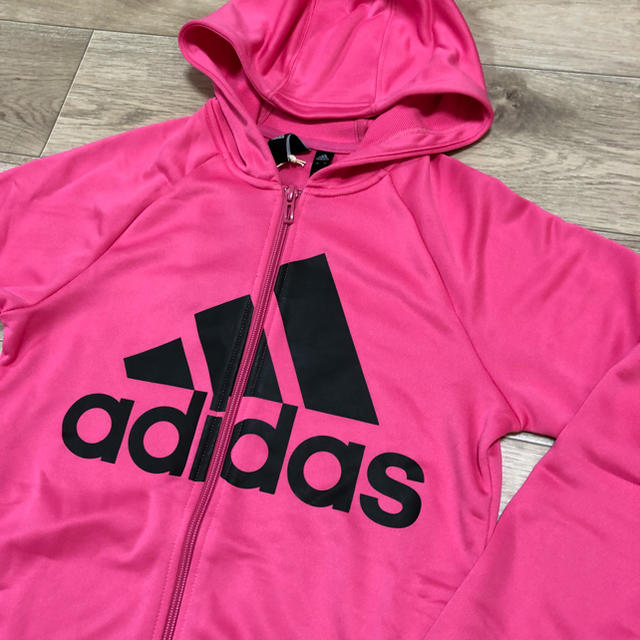 adidas(アディダス)の160 アディダス キッズ ジャージ セットアップ 女の子 子供 キッズ/ベビー/マタニティのキッズ服女の子用(90cm~)(その他)の商品写真