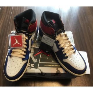 ナイキ(NIKE)の29cm nike union air jordan 1 blue 新品未使用(スニーカー)