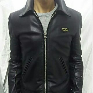 ルイスレザー(Lewis Leathers)の最値定19万!美品!ﾙｲｽﾚｻﾞｰ ｺﾙｾｱ ﾀｲﾄﾌｨｯﾄ牛革 ﾗｲﾀﾞｰｽ (ライダースジャケット)