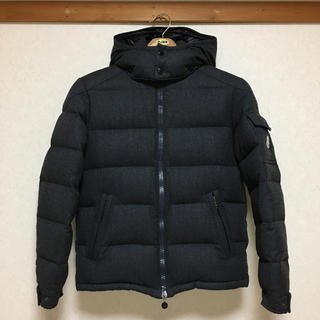 モンクレール(MONCLER)のモンクレール モンジュネーブル ダークグレー 1 メンズ(ダウンジャケット)