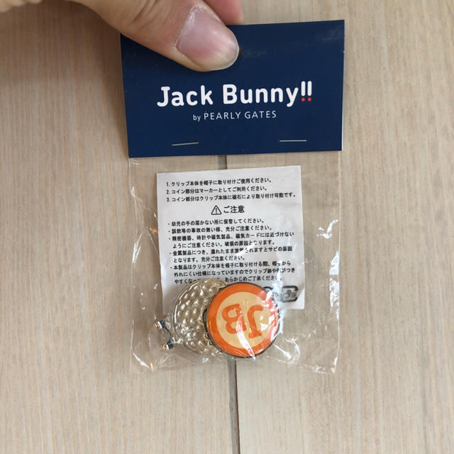 PEARLY GATES(パーリーゲイツ)のjack  bunny マーカー スポーツ/アウトドアのゴルフ(ウエア)の商品写真