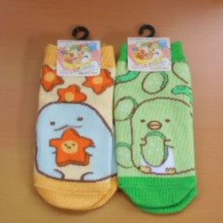 サンエックス(サンエックス)の値下げキッズ用☆新品・未使用💕すみっコぐらしソックス２足１セット13～18㎝(靴下/タイツ)