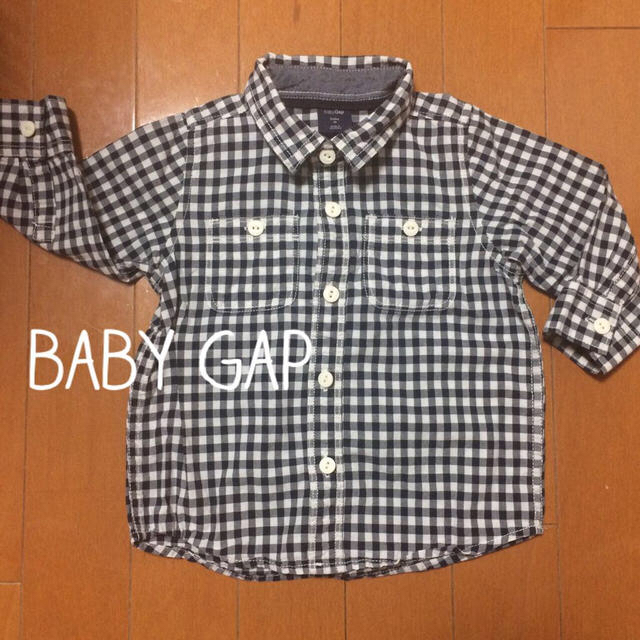 babyGAP(ベビーギャップ)のGAP♡チェックシャツ80 キッズ/ベビー/マタニティのキッズ服男の子用(90cm~)(その他)の商品写真