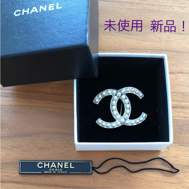 ☆ 未使用 新品 CHANEL シャネル ☆ パールブローチ