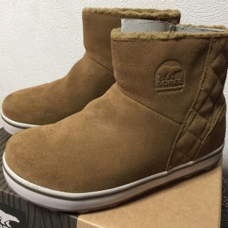 ソレル(SOREL)のSOREL グレイシーショート☆ベージュ(ブーツ)