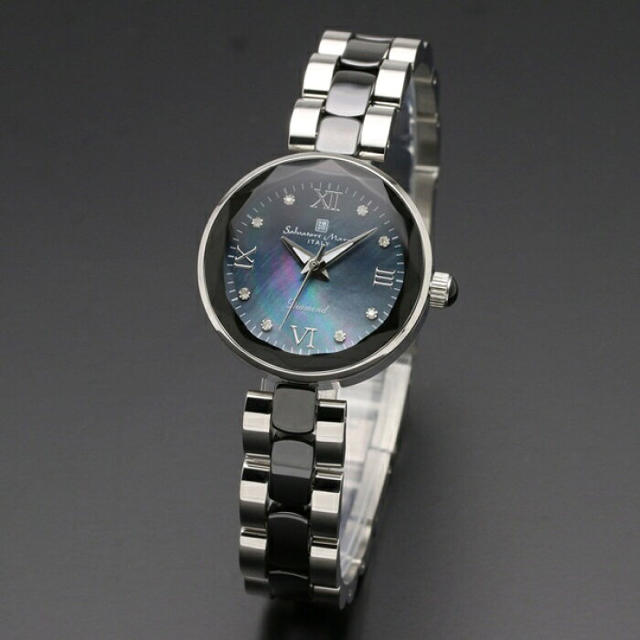 国内正規品 サルバトーレマーラ 腕時計 レディース SM17153-SSBKRシルバーインデックス