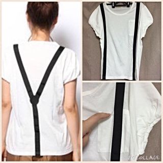 アトリエドゥサボン(l'atelier du savon)の新品♡後ろ姿もぬかりないサスペンダーＴ(Tシャツ(半袖/袖なし))