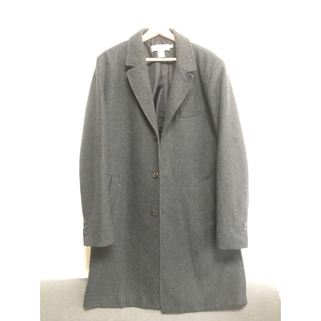 H&M(エイチアンドエム)のh&m チェスターコート メンズのジャケット/アウター(チェスターコート)の商品写真