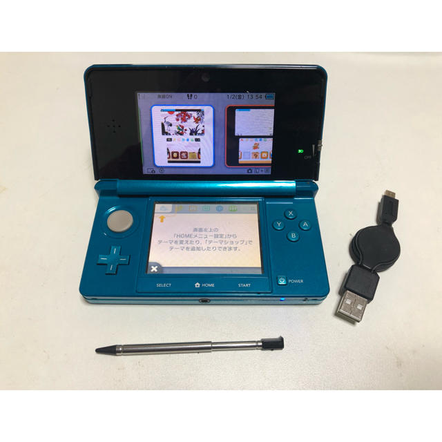 任天堂 3DS 本体ホワイト\u0026充電器\u0026ドラクエ11\u0026ポーチ