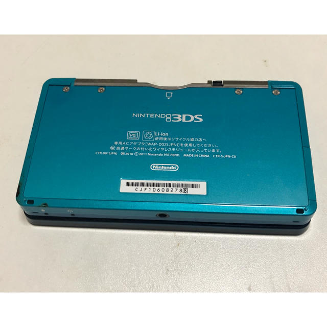 ニンテンドー3DS(ニンテンドー3DS)のNintendo　任天堂　ニンテンドー　3DS　本体＆充電器付　稼働品  エンタメ/ホビーのゲームソフト/ゲーム機本体(携帯用ゲーム機本体)の商品写真