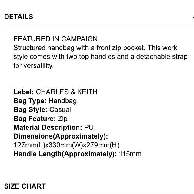 Charles and Keith(チャールズアンドキース)のチャールズ&キース 定番BAG レディースのバッグ(トートバッグ)の商品写真