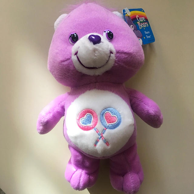 CareBears(ケアベア)のケアベア Share Bear エンタメ/ホビーのおもちゃ/ぬいぐるみ(ぬいぐるみ)の商品写真