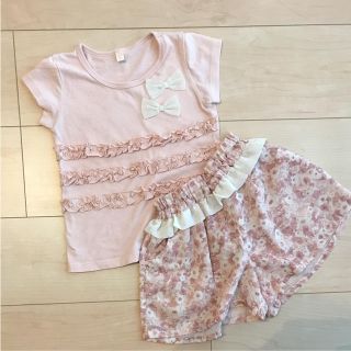 キムラタン(キムラタン)のビケットクラブ♡Tシャツ &キュロット上下セット95(Tシャツ/カットソー)