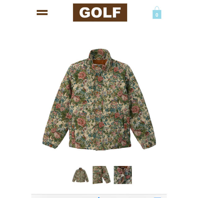 Golf wang flower puffer