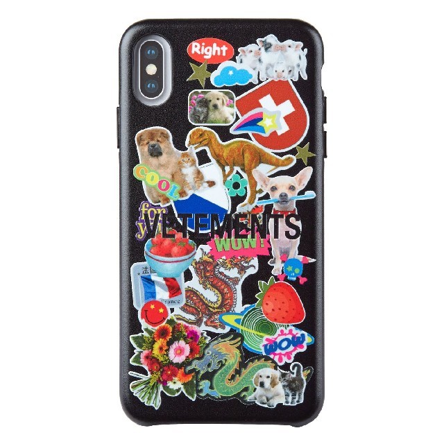 スマホアクセサリーVETEMENTS☆iPhoneX／XS case ヴェトモンアイフォンケース