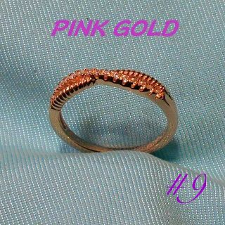 マイクロパヴェリング #9 Pink Gold Plated(リング(指輪))