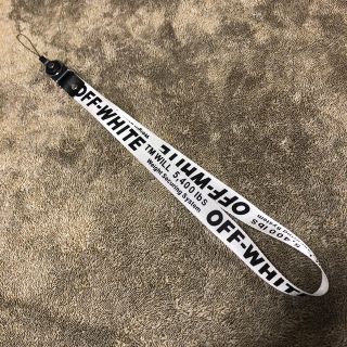 オフホワイト(OFF-WHITE)のストラップ(ストラップ/イヤホンジャック)