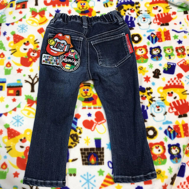 JAM(ジャム)のワッペンいっぱいスキニー キッズ/ベビー/マタニティのキッズ服男の子用(90cm~)(パンツ/スパッツ)の商品写真