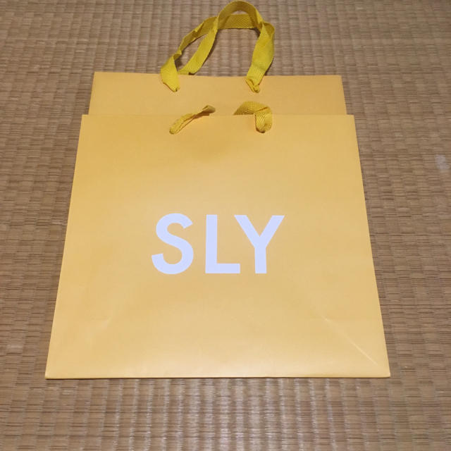 SLY(スライ)のSLY紙袋 ２枚 レディースのバッグ(ショップ袋)の商品写真