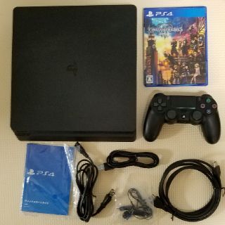 プレイステーション(PlayStation)のプレステ４ 本体 ブラック 500GB キングダムハーツ３ セット(家庭用ゲーム機本体)