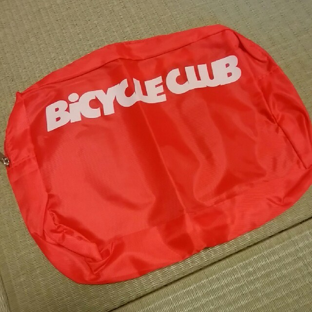 【新品未使用】大容量ハンドルポーチ　バイシクルクラブ2015年9月号付録 スポーツ/アウトドアの自転車(バッグ)の商品写真