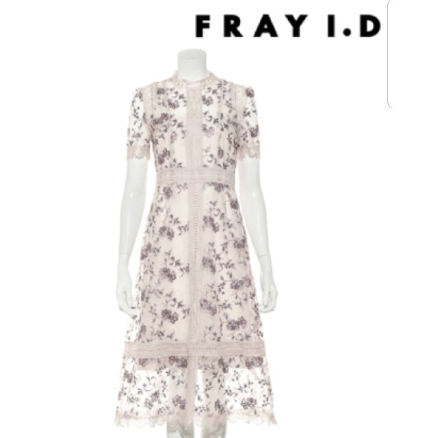 FRAY I.D(フレイアイディー)の◆週末限定値下げ　タグ付き　FRAY I.D　レース　ワンピース レディースのワンピース(ひざ丈ワンピース)の商品写真