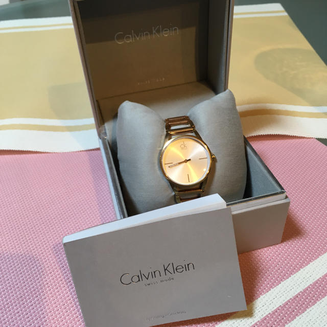 Calvin Klein(カルバンクライン)の【美品】calvinklein レディース時計 レディースのファッション小物(腕時計)の商品写真