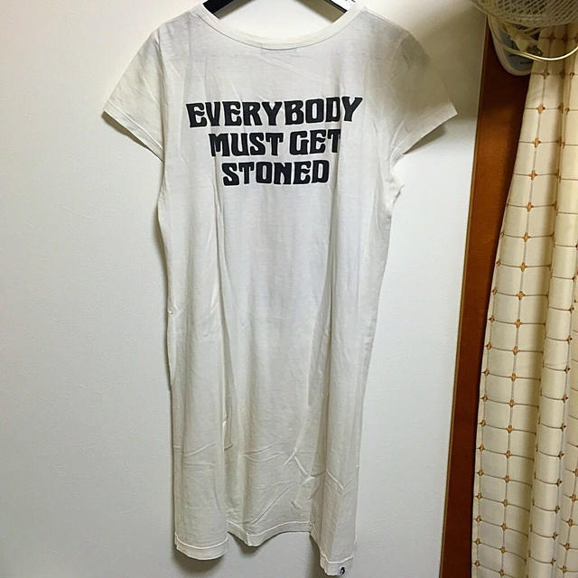 HYSTERIC GLAMOUR(ヒステリックグラマー)のヒス★Tシャツワンピ レディースのワンピース(ひざ丈ワンピース)の商品写真