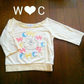 ダブルシー(wc)のwc♡五分丈トレーナー（薄手）(トレーナー/スウェット)