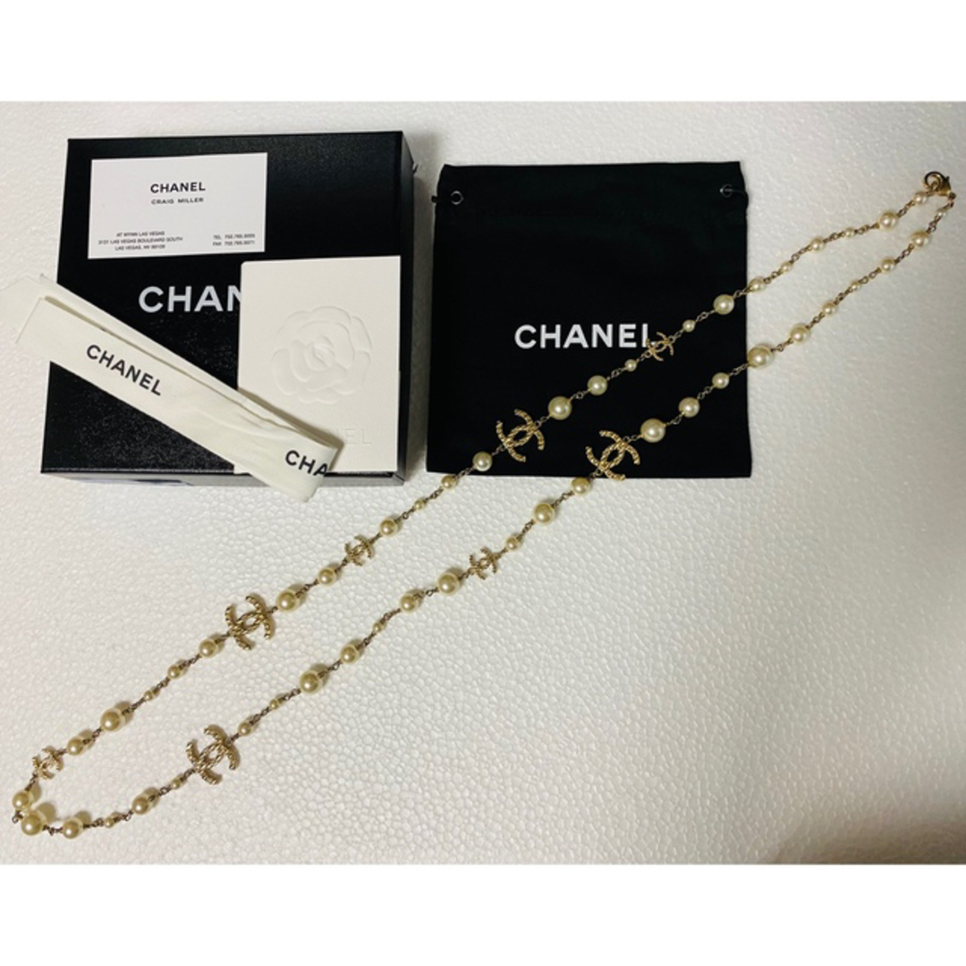 CHANEL(シャネル)のCHANEL ◇ パールロングネックレス 120cm レディースのアクセサリー(ネックレス)の商品写真