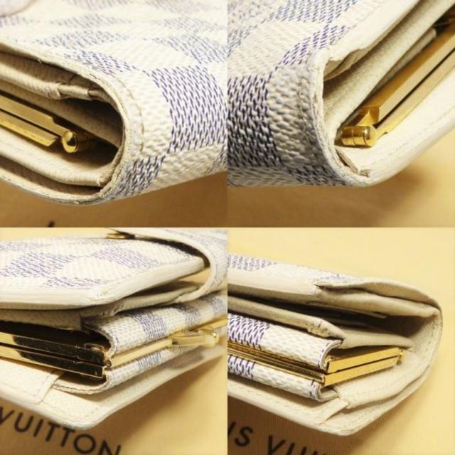 LOUIS VUITTON(ルイヴィトン)の正規良品 ルイヴィトン ダミエアズール ガマ口財布 大人気 春新生活2014製造 レディースのファッション小物(財布)の商品写真