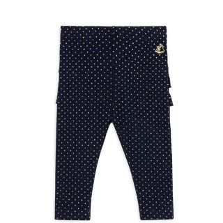 プチバトー(PETIT BATEAU)のKAN様専用  新品未使用 プチバトー 36m ラメカルソン  ネイビー(パンツ)