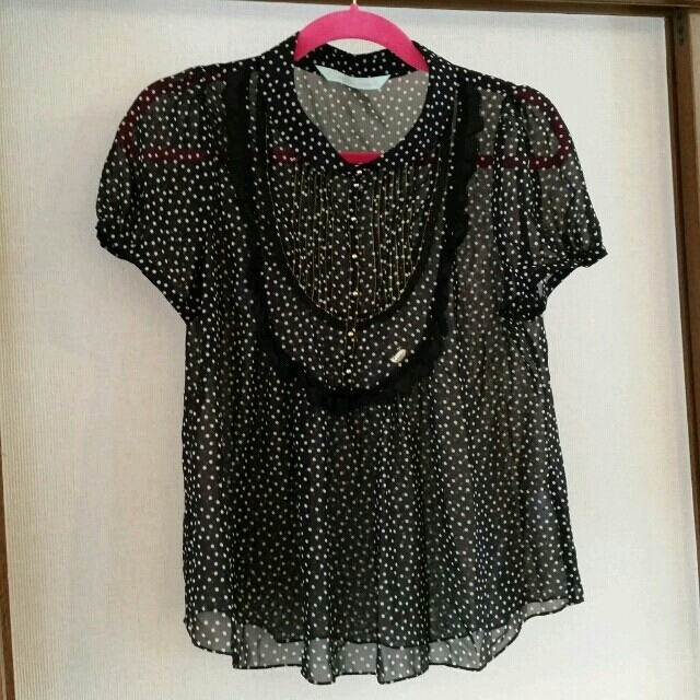 franche lippee(フランシュリッペ)のフランシュリッペ♡ドットブラウス レディースのトップス(シャツ/ブラウス(半袖/袖なし))の商品写真