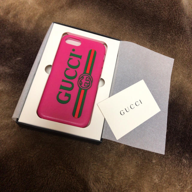 Gucci - GUCCI ★正規品★ iPhone7.8 シリコンケースの通販 by shichi77｜グッチならラクマ