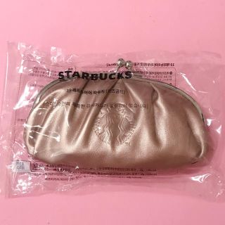 スターバックスコーヒー(Starbucks Coffee)の韓国 スタバ☆2019 ハッピーニューイヤーポーチ ローズゴールド(ポーチ)