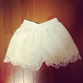 シップス(SHIPS)のkhaju☆レースキュロット(ショートパンツ)