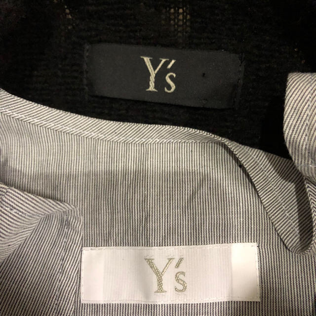 Y's(ワイズ)のY's ワイズ ニットチュニック/シャツワンピース セット レディースのトップス(ニット/セーター)の商品写真