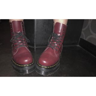 ドクターマーチン(Dr.Martens)のDr.Martens JADON cherryred UK4(ブーツ)