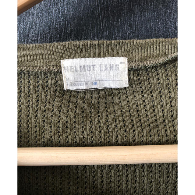 HELMUT LANG(ヘルムートラング)のヘルムートラング  vネックカットソー メンズのトップス(Tシャツ/カットソー(七分/長袖))の商品写真
