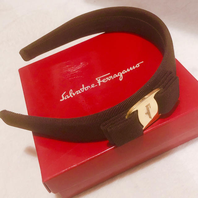 Ferragamo ブラウン カチューシャ