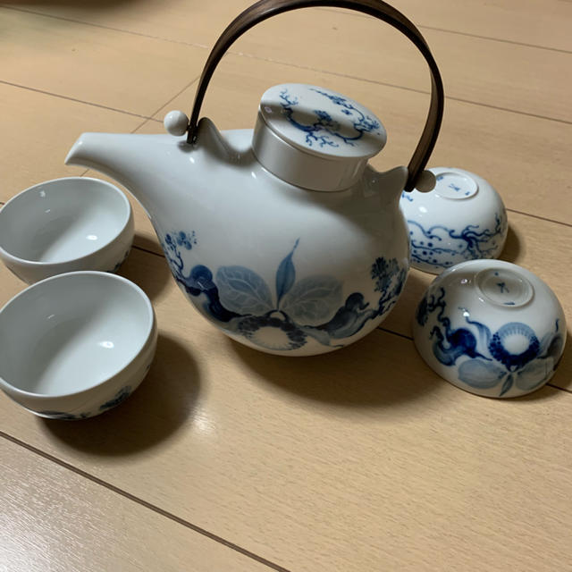 MEISSEN(マイセン)の☆マイセン ブルーオーキッド 日本茶セット インテリア/住まい/日用品のキッチン/食器(食器)の商品写真