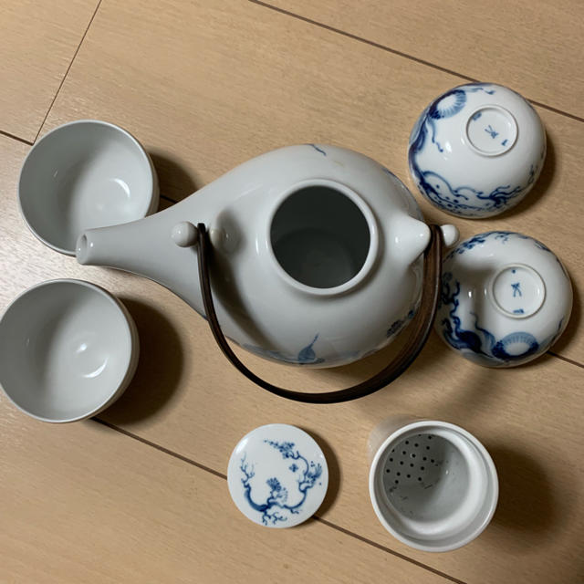 MEISSEN(マイセン)の☆マイセン ブルーオーキッド 日本茶セット インテリア/住まい/日用品のキッチン/食器(食器)の商品写真