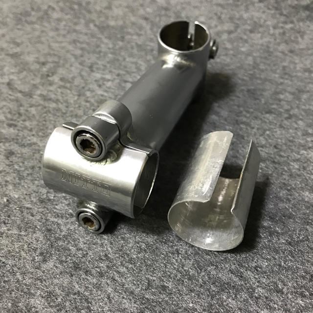 Nittoステム 1インチコラム ハンドル径φ26.0 φ25.4自作シム付き Nittoステム 1インチコラム ハンドル径φ26.0 φ25.4自作シム付き