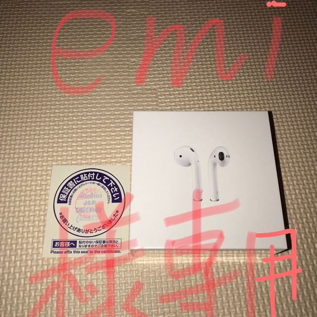 Apple(アップル)のemi様専用 airpods   スマホ/家電/カメラのオーディオ機器(ヘッドフォン/イヤフォン)の商品写真