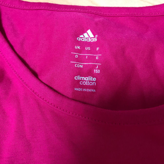 adidas(アディダス)のアディダス  半袖 キッズ/ベビー/マタニティのキッズ服女の子用(90cm~)(Tシャツ/カットソー)の商品写真